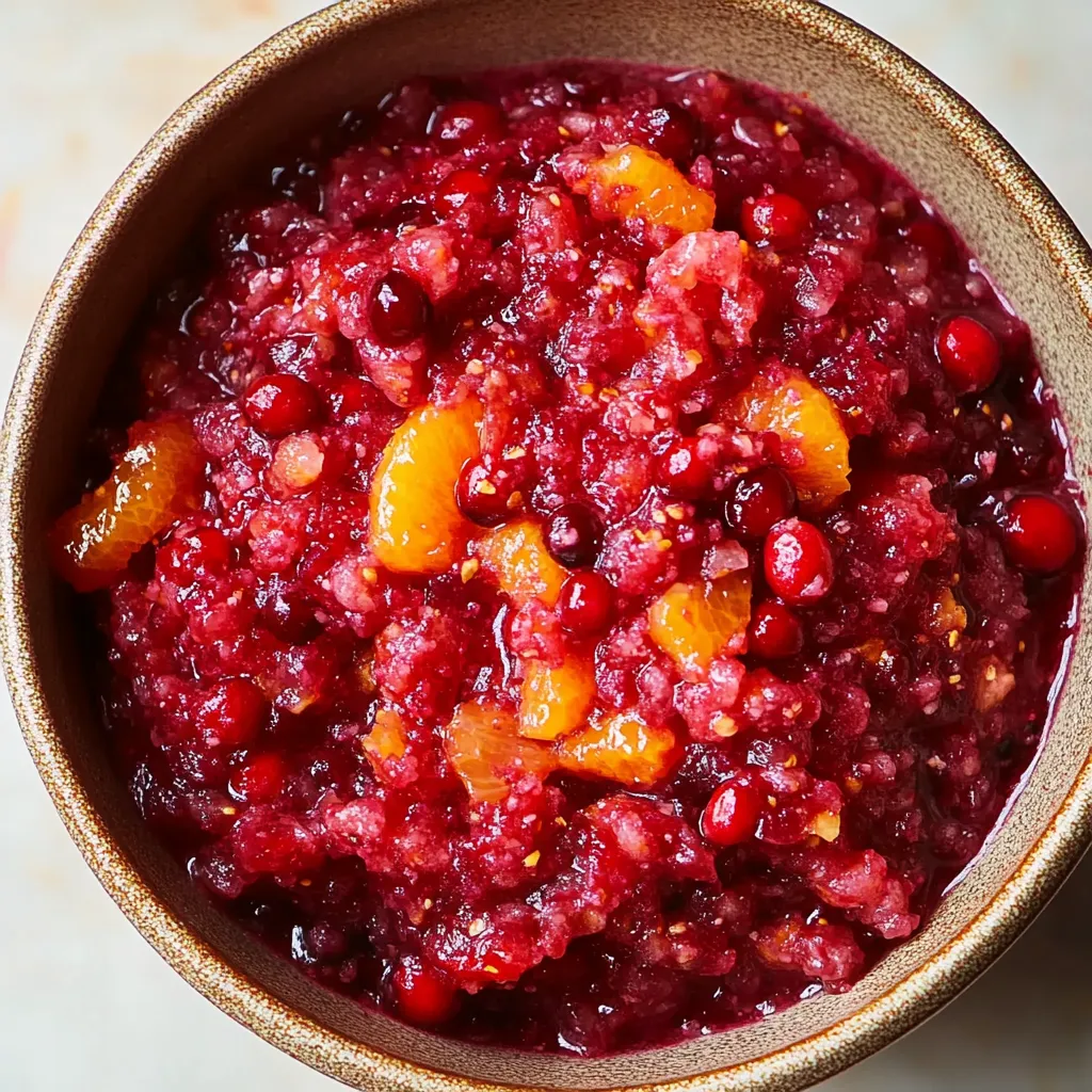 Effortless Cranberry Relish: Fresh Flavors That Beat the Can